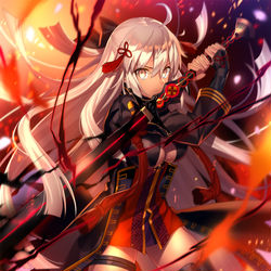 This is a pixiv picture whose title is 沖田オルタ.