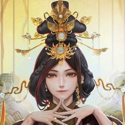This is a pixiv picture whose title is 三國殺-芈月.