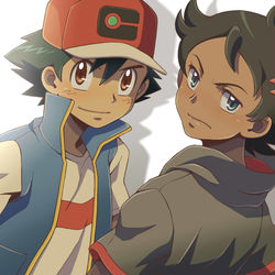 This is a pixiv picture whose title is サトシとゴウ.
