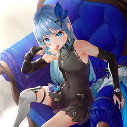 This is a pixiv picture whose title is うそだよ.
