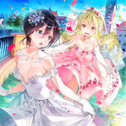 This is a pixiv picture whose title is 推しのラブより恋のラブ.