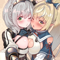 This is a pixiv picture whose title is ノエフレ.