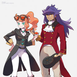 This is a pixiv picture whose title is 【ポケモン剣盾】ダンデとソニアとかホップとか.