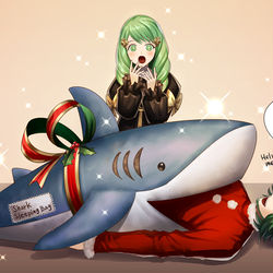 This is a pixiv picture whose title is クリスマスプレゼント.