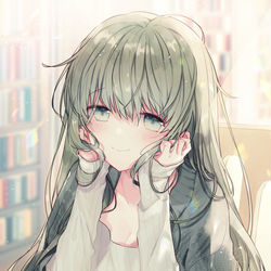 This is a pixiv picture whose title is 「じーっ」.
