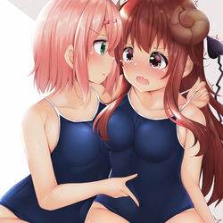 This is a pixiv picture whose title is シャミ子はここが弱いんだよね！シャミ子が悪いんだからね.
