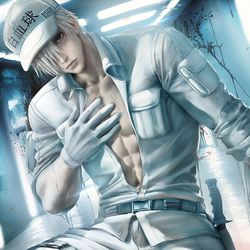 This is a pixiv picture whose title is 工作细胞  White Blood Cell . Cell at.