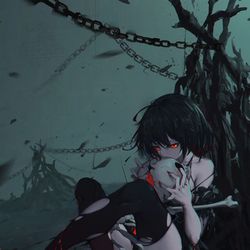 This is a pixiv picture whose title is 我无敌的黑希侠.