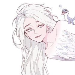 This is a pixiv picture whose title is Elsa💙 / Rapunzel💛.