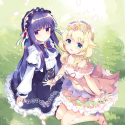 This is a pixiv picture whose title is こずえちゃんと雪美ちゃん.