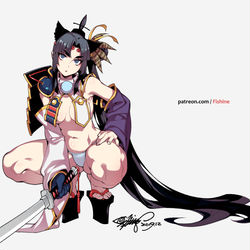 This is a pixiv picture whose title is 牛若丸.