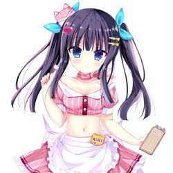 This is a pixiv picture whose title is ウエイトレス愛莉.