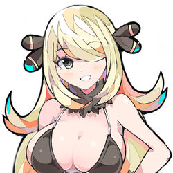 This is a pixiv picture whose title is シロナさん.