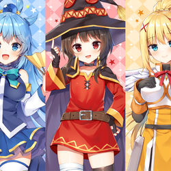 This is a pixiv picture whose title is このすば！.