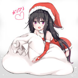 This is a pixiv picture whose title is サンタコス.