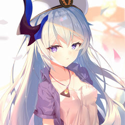 This is a pixiv picture whose title is 舰长莉莉娅.