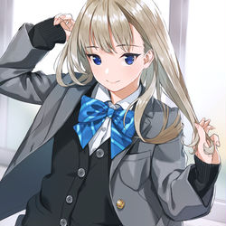 This is a pixiv picture whose title is 思い切って髪染めた！.