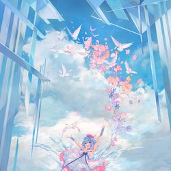 This is a pixiv picture whose title is ICE DREAM.