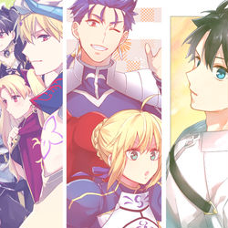 This is a pixiv picture whose title is 冬のFGOまとめ.