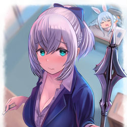 This is a pixiv picture whose title is しろがねせんせい.