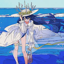 This is a pixiv picture whose title is vacatioN.