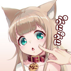 This is a pixiv picture whose title is ほっぺたぷにぷにしてたら怒られました.