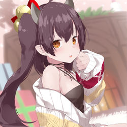 This is a pixiv picture whose title is クリスマス五十鈴ちゃん.