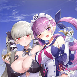 This is a pixiv picture whose title is あくあちゃんとフォーミダブルは最高！！！.