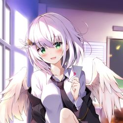 This is a pixiv picture whose title is お知らせちゃんからお届け物です.