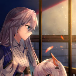 This is a pixiv picture whose title is 過去の痛み.
