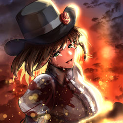 This is a pixiv picture whose title is 「さようなら、名前も知らないあなた」.
