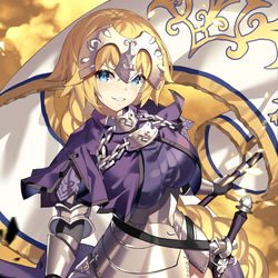 This is a pixiv picture whose title is C97冬コミ表紙ジャンヌ.