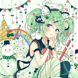 This is a pixiv picture whose title is ポッピングシャワーちゃん.