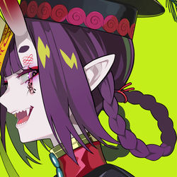 This is a pixiv picture whose title is キョンシー酒呑.