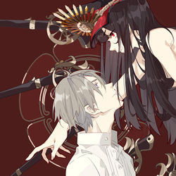 This is a pixiv picture whose title is 织田刀.