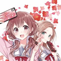 This is a pixiv picture whose title is 「ありえる」.