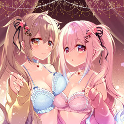 This is a pixiv picture whose title is 村春の園.