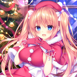 This is a pixiv picture whose title is めりくり2019.