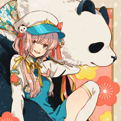 This is a pixiv picture whose title is 吉兆.