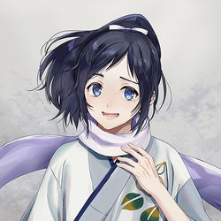 This is a pixiv picture whose title is 軽装・大和守安定.