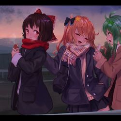 This is a pixiv picture whose title is 帰り道.