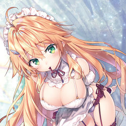 This is a pixiv picture whose title is メイドなル・テメレール.