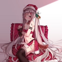 This is a pixiv picture whose title is 🎅.