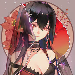 This is a pixiv picture whose title is Poinsettia.