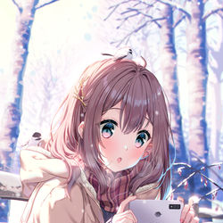 This is a pixiv picture whose title is Winter.