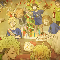 This is a pixiv picture whose title is 弊デアのクリスマス.