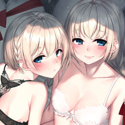 This is a pixiv picture whose title is C97新刊表紙【メロブ予約開始】.