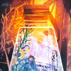 This is a pixiv picture whose title is herbarium.