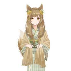 This is a pixiv picture whose title is 【新人Vtuber】葉桜このは.
