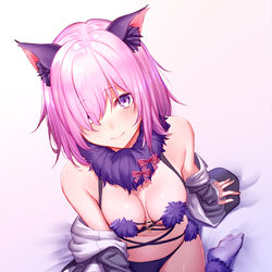 This is a pixiv picture whose title is マシュと.